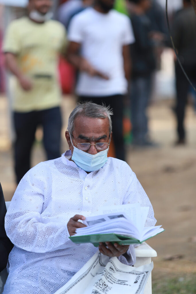 People of all ages enjoy reading books Amar Ekushey Boi Mela