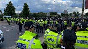 Leicester experiences widespread disorder 2 pages