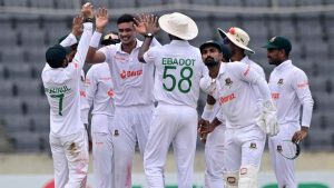 Bangladesh wins 546-run, the third-highest in Test history.