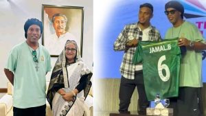 Ronaldinho toured Dhaka silently