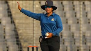 Not on female umpires, but on experience